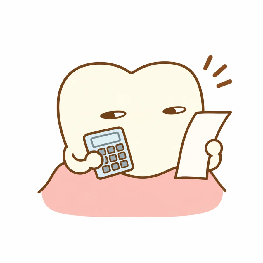 歯の治療・矯正の医療費控除を案内する歯のキャラクター